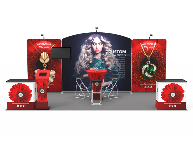 10x20ft Custom Trade Show Booth 01
