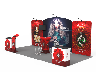 10x20ft Custom Trade Show Booth 01