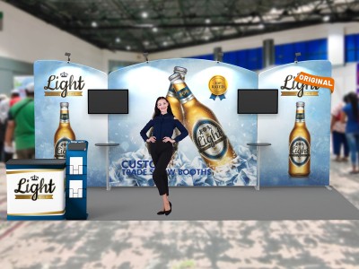 10x20ft Custom Trade Show Booth 02