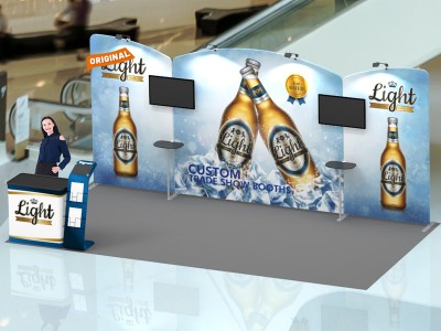 10x20ft Custom Trade Show Booth 02
