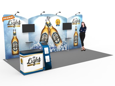 10x20ft Custom Trade Show Booth 02 10x20ft Custom Trade Show Booth 02