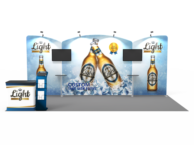 10x20ft Custom Trade Show Booth 02