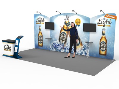10x20ft Custom Trade Show Booth 02 10x20ft Custom Trade Show Booth 02