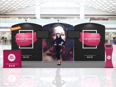 10x20ft Custom Trade Show Booth 03