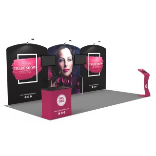 10x20ft Custom Trade Show Booth 03