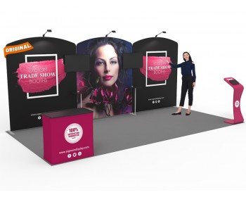 10x20ft Custom Trade Show Booth 03