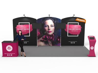 10x20ft Custom Trade Show Booth 03 10x20ft Custom Trade Show Booth 03
