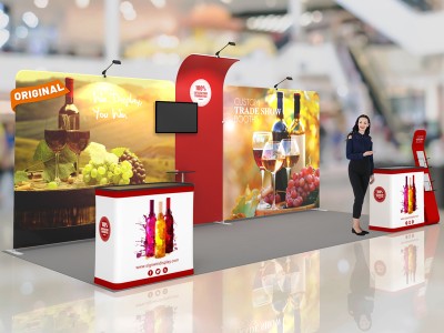 10x20ft Custom Trade Show Booth 04