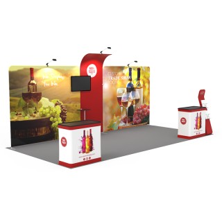 10x20ft Custom Trade Show Booth 04