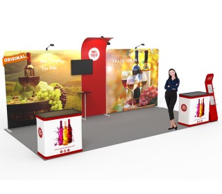 10x20ft Custom Trade Show Booth 04
