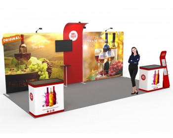 10x20ft Custom Trade Show Booth 04