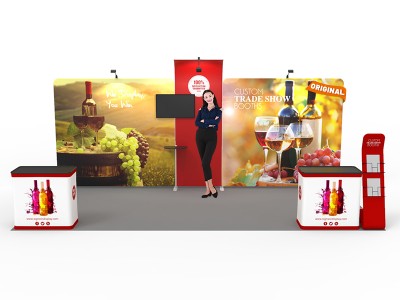 10x20ft Custom Trade Show Booth 04 10x20ft Custom Trade Show Booth 04