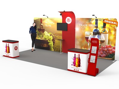 10x20ft Custom Trade Show Booth 04 10x20ft Custom Trade Show Booth 04