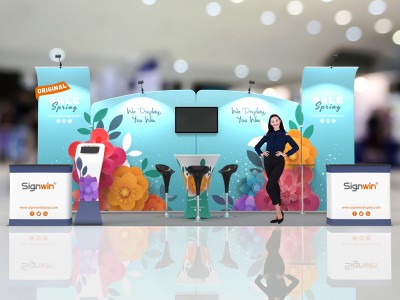 10x20ft Custom Trade Show Booth 05
