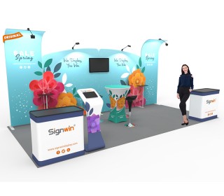10x20ft Custom Trade Show Booth 05