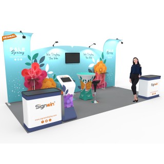 10x20ft Custom Trade Show Booth 05