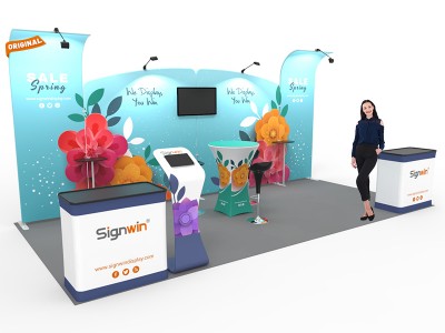 10x20ft Custom Trade Show Booth 05