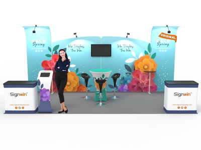 10x20ft Custom Trade Show Booth 05