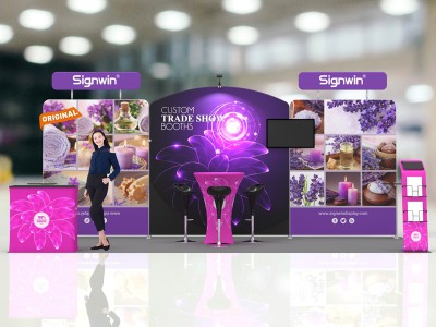 10x20ft Custom Trade Show Booth 06