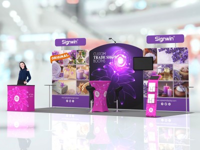 10x20ft Custom Trade Show Booth 06