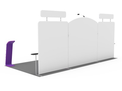 10x20ft Custom Trade Show Booth 06