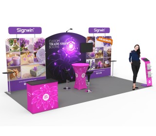 10x20ft Custom Trade Show Booth 06