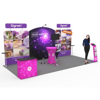 10x20ft Custom Trade Show Booth 06