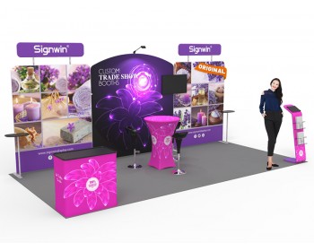 10x20ft Custom Trade Show Booth 06