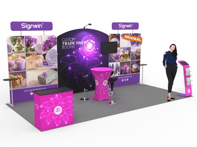 10x20ft Custom Trade Show Booth 06 10x20ft Custom Trade Show Booth 06