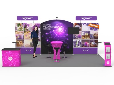 10x20ft Custom Trade Show Booth 06 10x20ft Custom Trade Show Booth 06