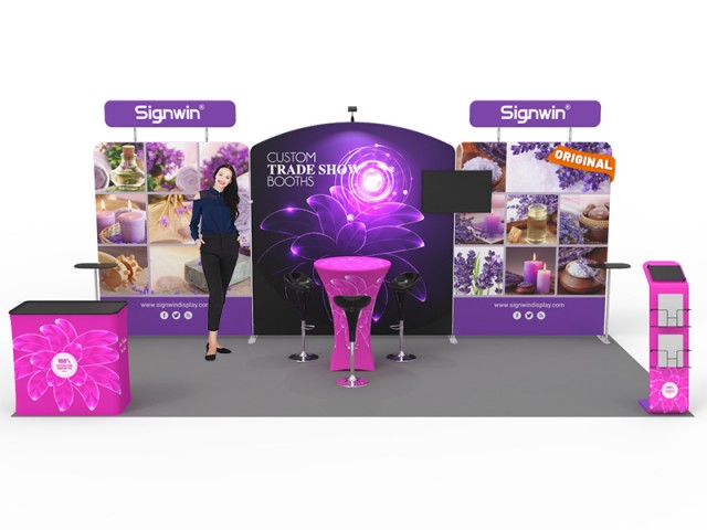 10x20ft Custom Trade Show Booth 06 10x20ft Custom Trade Show Booth 06