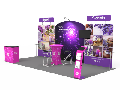 10x20ft Custom Trade Show Booth 06