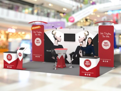 10x20ft Custom Trade Show Booth 07