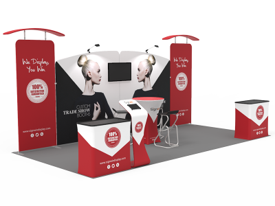 10x20ft Custom Trade Show Booth 07