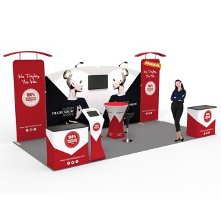 10x20ft Custom Trade Show Booth 07
