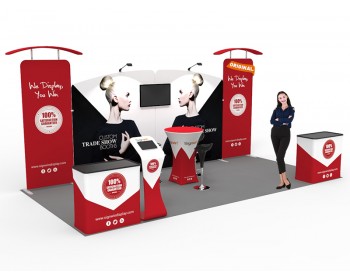 10x20ft Custom Trade Show Booth 07