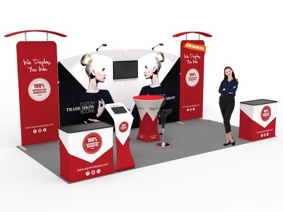 10x20ft Custom Trade Show Booth 07 10x20ft Custom Trade Show Booth 07