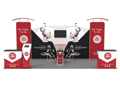 10x20ft Custom Trade Show Booth 07