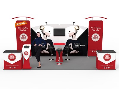 10x20ft Custom Trade Show Booth 07 10x20ft Custom Trade Show Booth 07