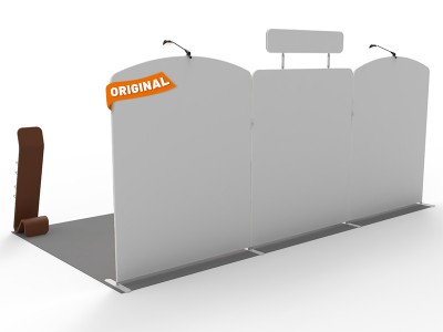10x20ft Custom Trade Show Booth 08 10x20ft Custom Trade Show Booth 08