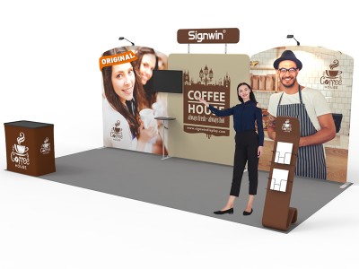 10x20ft Custom Trade Show Booth 08 10x20ft Custom Trade Show Booth 08