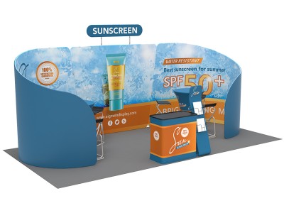 10x20ft Custom Trade Show Booth 09