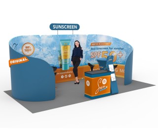 10x20ft Custom Trade Show Booth 09