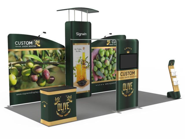 10x20ft Custom Trade Show Booth 12