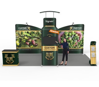 10x20ft Custom Trade Show Booth 12