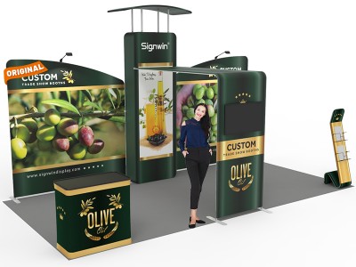 10x20ft Custom Trade Show Booth 12 10x20ft Custom Trade Show Booth 12