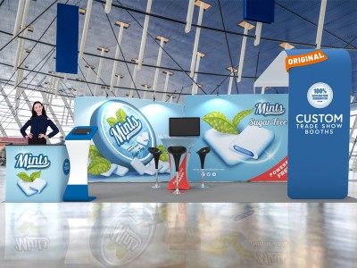10x20ft Custom Trade Show Booth 13