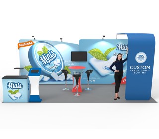 10x20ft Custom Trade Show Booth 13