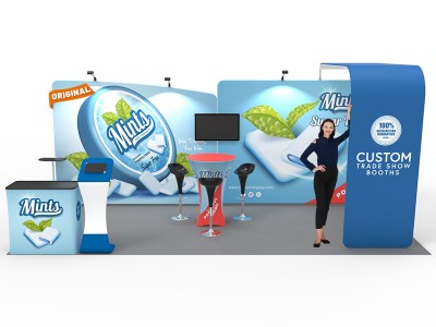 10x20ft Custom Trade Show Booth 13 10x20ft Custom Trade Show Booth 13
