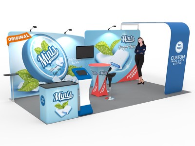 10x20ft Custom Trade Show Booth 13 10x20ft Custom Trade Show Booth 13